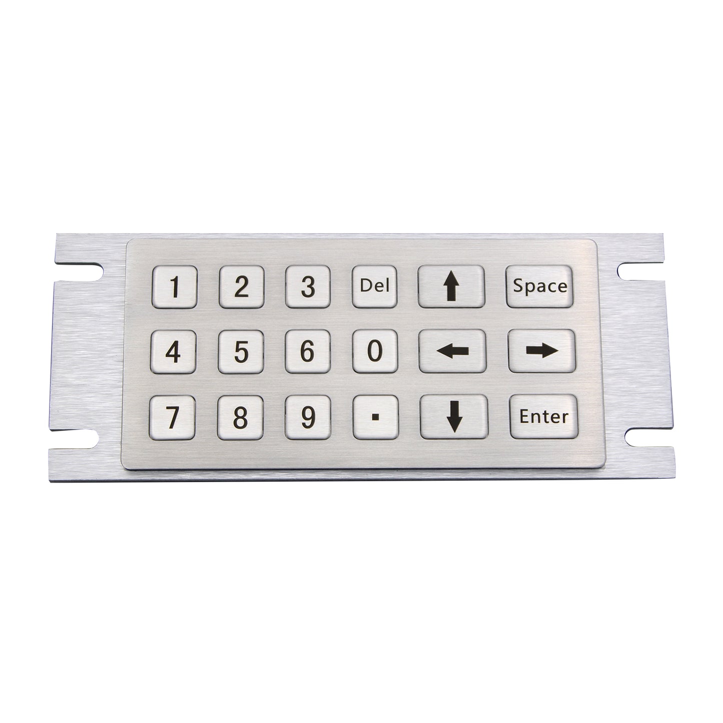 Kiosk Metal Rugged Keyboard With 18 Keys Numberic Vandal Proof 304 Stainless Steel Custom Vending Machine Keypad