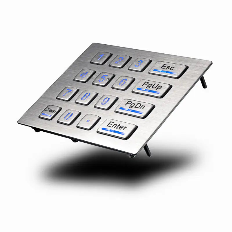 High-Quality Outdoor LED Backlight 4x4 USB Numeric Metal Keypad-DAVO ...