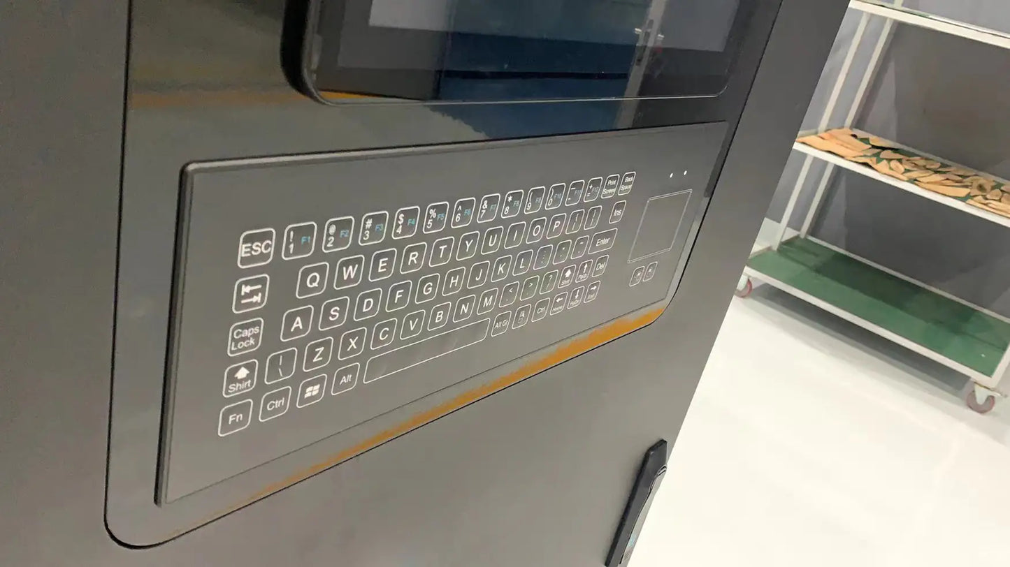 IP66 Waterproof Industrial Metal Medical Grade Ultra-thin Membrane Keyboard