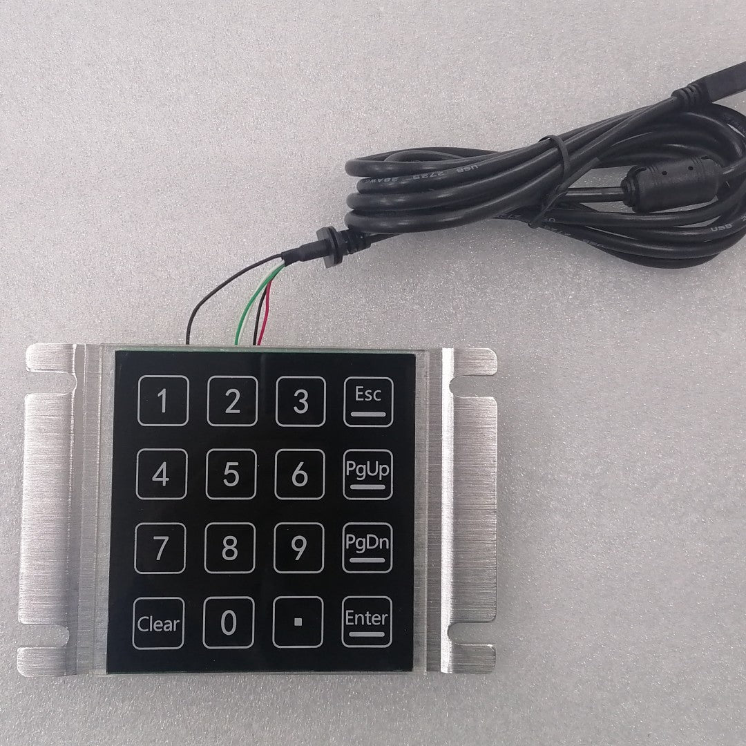 16 Keys Waterproof And Dustproof Induction Keyboard Panel Mount Capacitive Touch Keypad For Parcel Locker Access Control