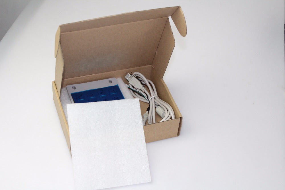 4x4 IP65 Stainless Steel Numeric Metal Keypad With Waterproof Silicone Cover For Outdoor Self-service Car Washing Machine