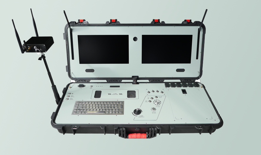 65 Keys Mini Compact Format IP65 Panel Mount Metal Keyboard With USB Port