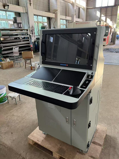 Industrial Metal Kiosk Full Size Computer Keyboard with Numeric Keypad Customizable Interface