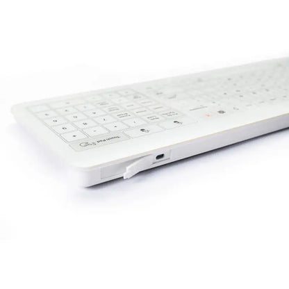 D45 USB Wired Medical Glass Keyboard IP67 Waterproof Touch Pad for Clinic Sickroom Interrogation Room