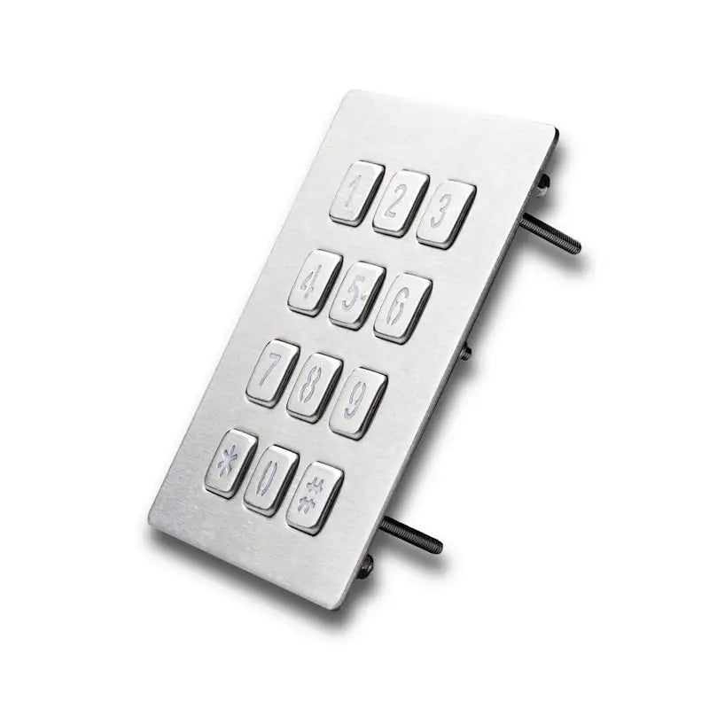 USB Terminal Keyboards Waterproof Backlight Metal Numeric Keypad With 12 Keys For Access Control Parcel Locker