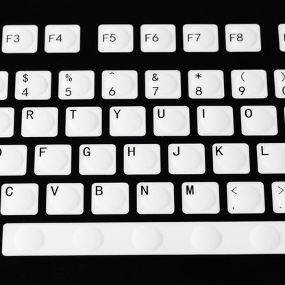 Foil Covered Keyboards, Compact Panel Mounted Membrane Keyboard With Touchpad