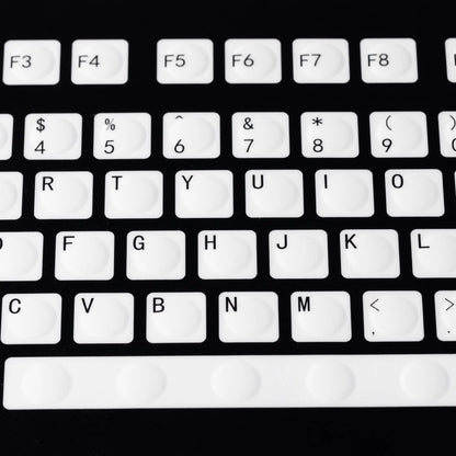 Foil Covered Keyboards Compact Panel Mounted Membrane Keyboard With Touchpad