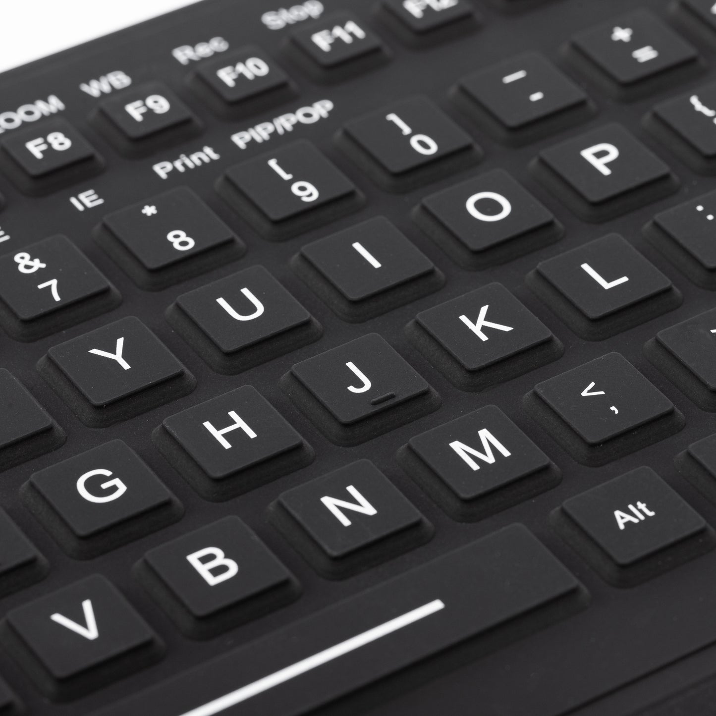 IP68 Waterproof Silicone Keyboard with Touchpad and Numeric Medical Keypad