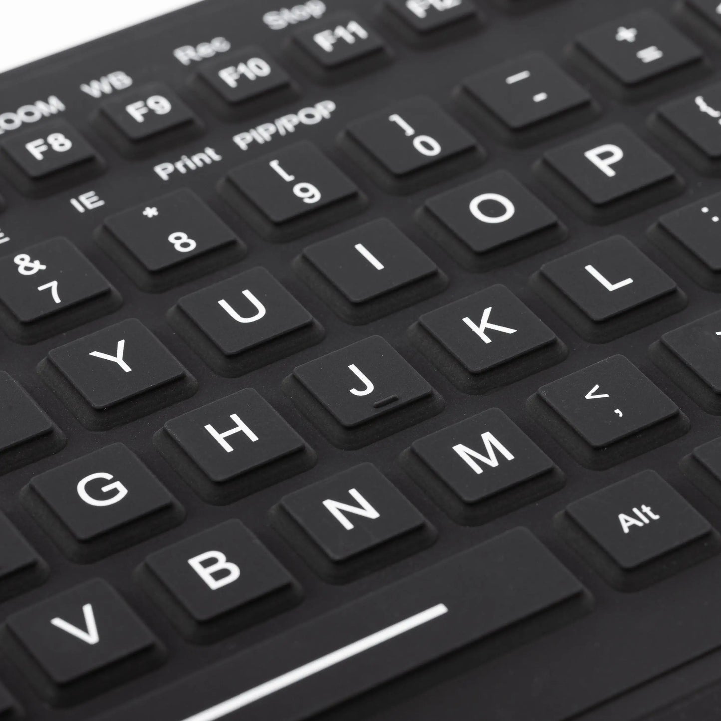 IP68 Waterproof Silicone Keyboard with Touchpad and Numeric Medical Keypad