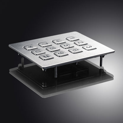 USB Terminal Keyboards Waterproof Metal Numeric Keypad With 12 Keys For Access Control Parcel Locker