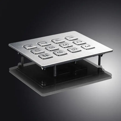 USB Terminal Keyboards Waterproof Backlight Metal Numeric Keypad With 12 Keys For Access Control Parcel Locker