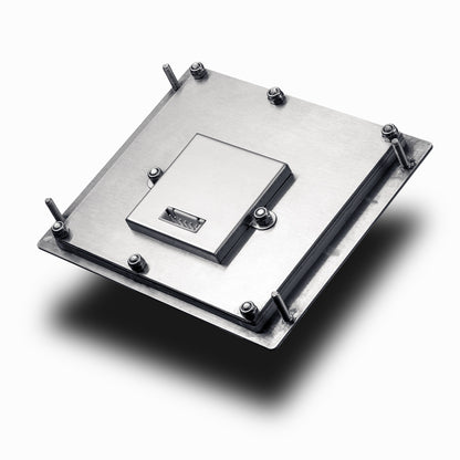 Clavier numérique industriel 4 x 4 en métal, 16 touches, antivandalisme, étanche IP65, rétroéclairage LED, USB