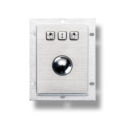 Embedded Mechanical Trackball Mouse USB PS2 Panel Mount 38mm Metal Rollerball Industrial Pointing Device
