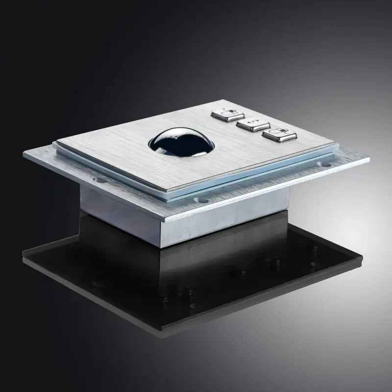 Embedded Mechanical Trackball Mouse USB PS2 Panel Mount 38mm Metal Rollerball Industrial Pointing Device