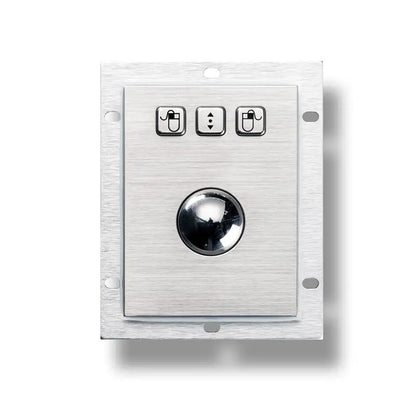 Embedded Mechanical Trackball Mouse USB PS2 Panel Mount 38mm Metal Rollerball Industrial Pointing Device