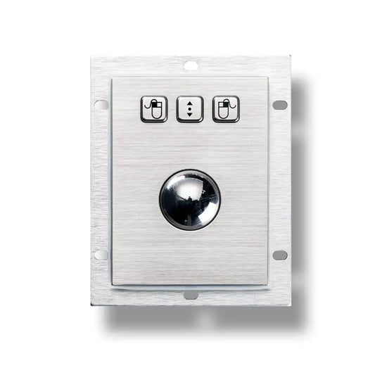 Embedded Mechanical Trackball Mouse USB PS2 Panel Mount 38mm Metal Rollerball Industrial Pointing Device