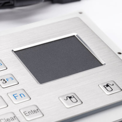 IP65 Waterproof 15 Keys Industrial Metal Keyboard With Touchpad For Mine Ex-proof Control Box