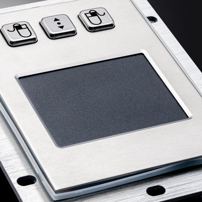 USB PS2 Panel Mount Wired Mini Metal Touchpad Mouse With 3 Buttons Industrial Pointing Device Touch Pad