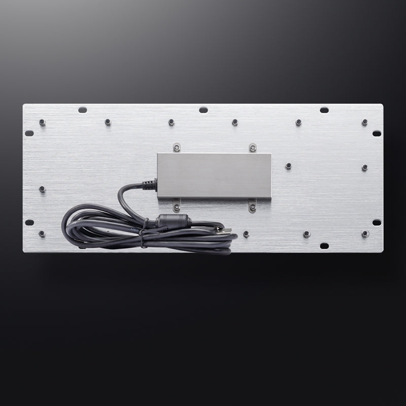 65 Keys Mini Compact Format IP65 Panel Mount Metal Keyboard With USB Port