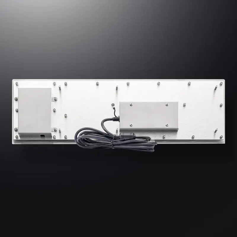 67Keys Panel Mount USB Industrial Stainless Steel Metal Rugged Keyboard With Trackball For Self Service Kiosk Laser Cutting Machine