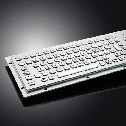 Embedded Mount Industrial Metallic Keyboard With Trackpad Mouse-DAVO ...