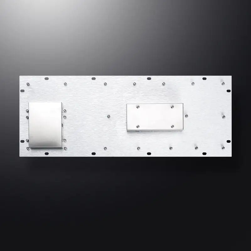 Embedded Mounting Waterproof Usb Industrial Metallic Stainless Steel Metal Keyboard With Trackpad Mouse