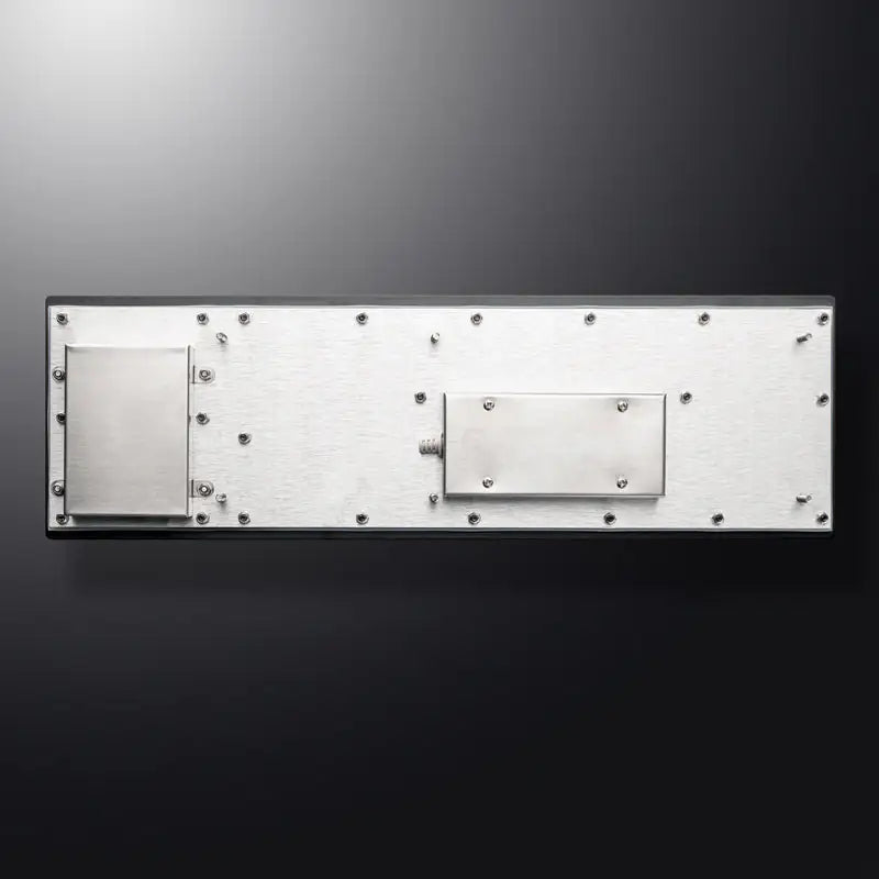 Black IP65 Metal Industrial Stainless Steel USB Keyboard With Touchpad For Ticket Vending Machine Information Kiosk Drone console