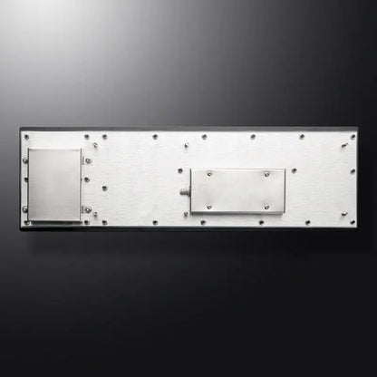 Black IP65 Metal Industrial Stainless Steel USB Keyboard With Touchpad For Ticket Vending Machine Information Kiosk Drone console