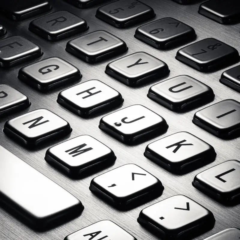 Heavy Duty 89Key Industrial Stainless Steel Integrated Touchpad Desktop Metal Keyboard For Coal Mine And Petrochemical Equipment