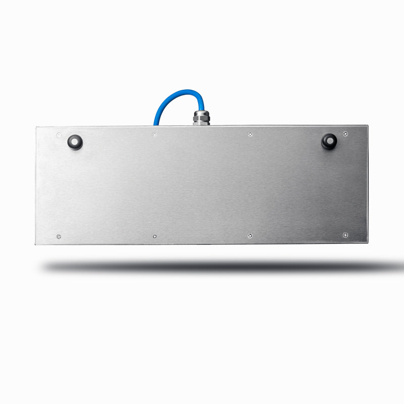 Heavy Duty 89Key Industrial Stainless Steel Integrated Touchpad Desktop Metal Keyboard For Coal Mine And Petrochemical Equipment