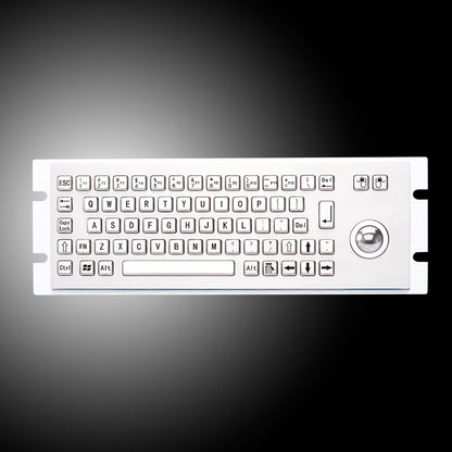 Industrial Kiosk Keypads Custom Vandal Proof Metal Keyboards With Trackball