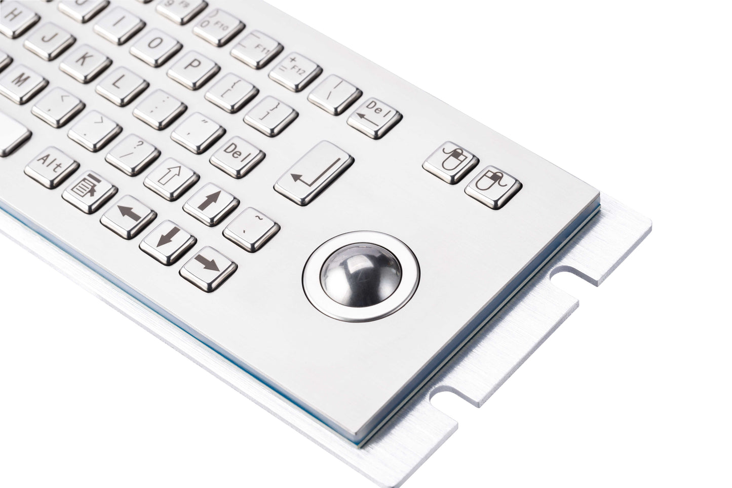Industrial Kiosk Keypads Custom Vandal Proof Metal Keyboards With Trackball