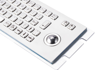 Industrial Kiosk Keypads Custom Vandal Proof Metal Keyboards With Trackball