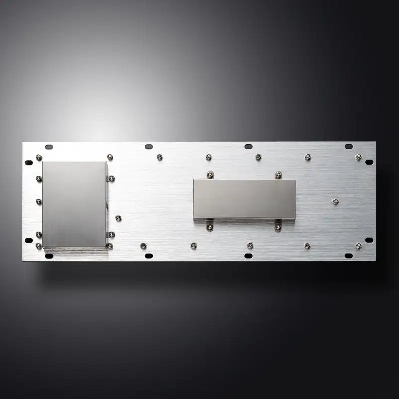 Custom Metal Industrial Touchpad Keyboards Brushed Stainless Steel Keyboard For Kiosks Medical CNC Router Drone console