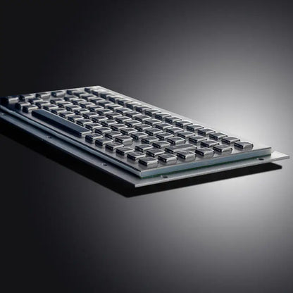 86 Keys Rugged Waterproof USB Mini IP65 Stainless Steel Metal Industrial Keyboard For Kiosks CNC Machine