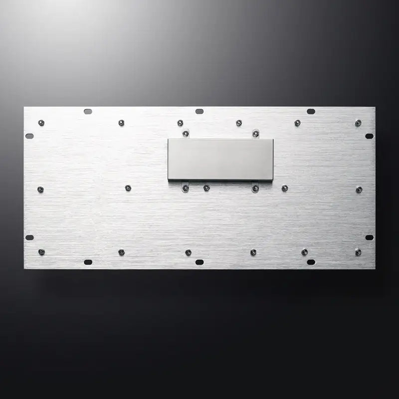 86 Keys Rugged Waterproof USB Mini IP65 Stainless Steel Metal Industrial Keyboard For Kiosks CNC Machine