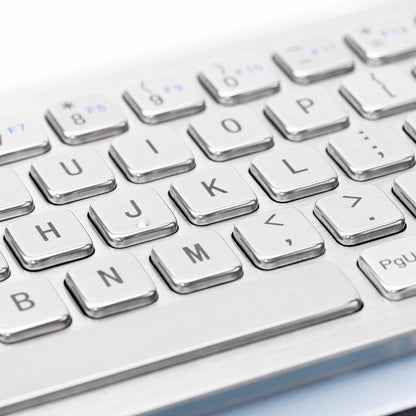 Ultra-thin IP65 Waterproof Rugged Industrial Metal Keyboards With Touchpad USB Interface For Self-Service Terminal Ship Console Simulator