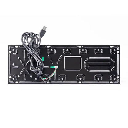Ultra-thin IP65 Waterproof Rugged Industrial Metal Keyboards With Touchpad USB Interface For Self-Service Terminal Ship Console Simulator