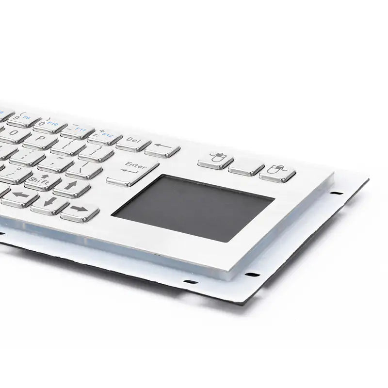 Ultra-thin IP65 Waterproof Rugged Industrial Metal Keyboards With Touchpad USB Interface For Self-Service Terminal Ship Console Simulator