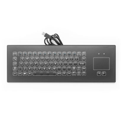IP66 Waterproof Industrial Metal Medical Grade Ultra-thin Membrane Keyboard