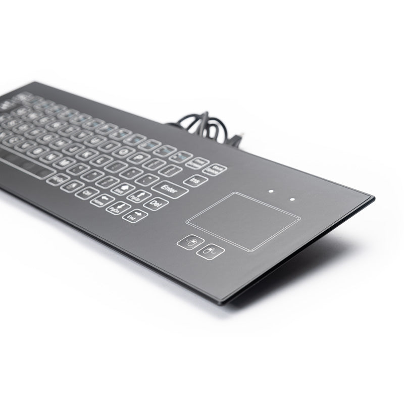 IP66 Waterproof Industrial Metal Medical Grade Ultra-thin Membrane Keyboard