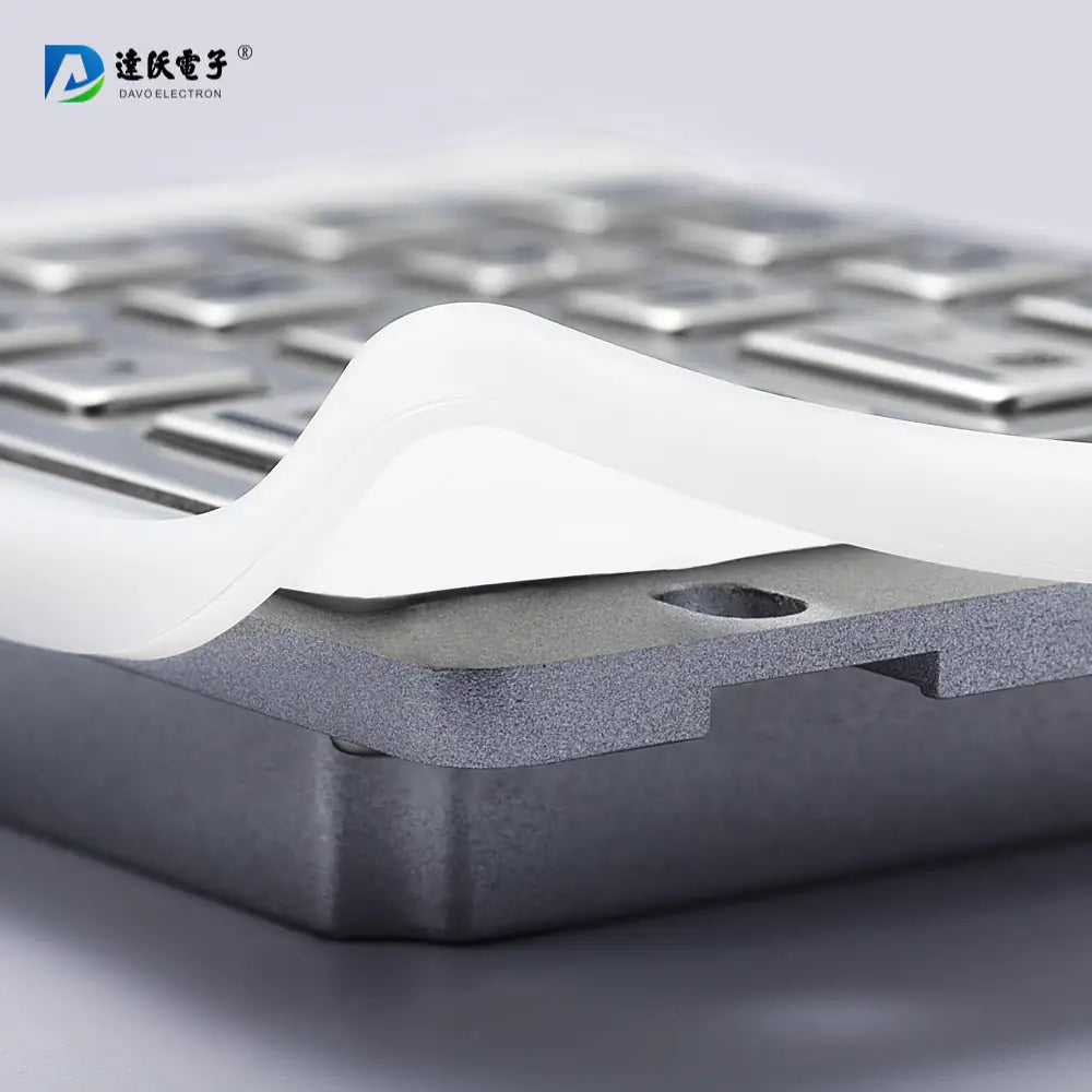 16 Keys USB Kiosk illuminated Keypads IP68 Waterproof Metal Stainless Steel Backlit Numeric Keypad