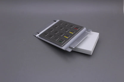 Metal Keypad Vandal Proof Rugged Panel Mount Stainless Steel Keyboard for Kiosk USB Industrial Keyboard With 16 Keys 4x4 Matrix