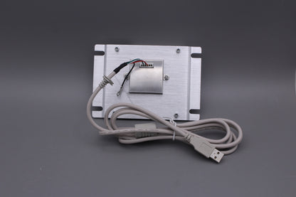 Metal Keypad Vandal Proof Rugged Panel Mount Stainless Steel Keyboard for Kiosk USB Industrial Keyboard With 16 Keys 4x4 Matrix