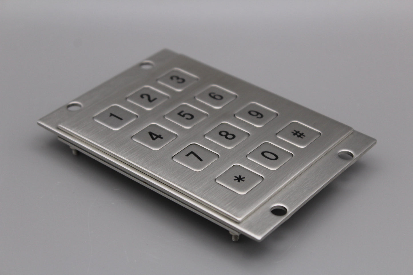 IP65 Waterproof 12 Flat Keys 3x4 USB Industrial Metal Mini Stainless Steel Numeric Keypad For Smart Lock Access Control