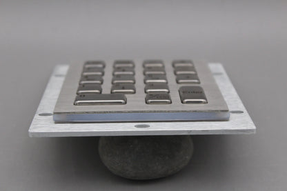 18 Key IP65 Compact Vandal Proof Stainless Steel Industrial Metal Numeric Keypad