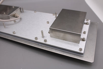 Customized IP65 Waterproof Metal Industrial Stainless Steel Rugged Keyboard With Trackball For CNC Machine