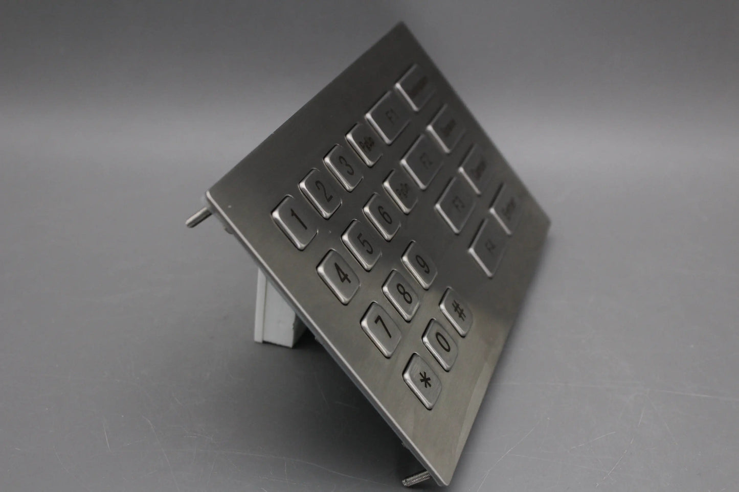 Metal USB Keyboard With 22 Keys Industrial Mini Stainless Steel Kiosk Keypad