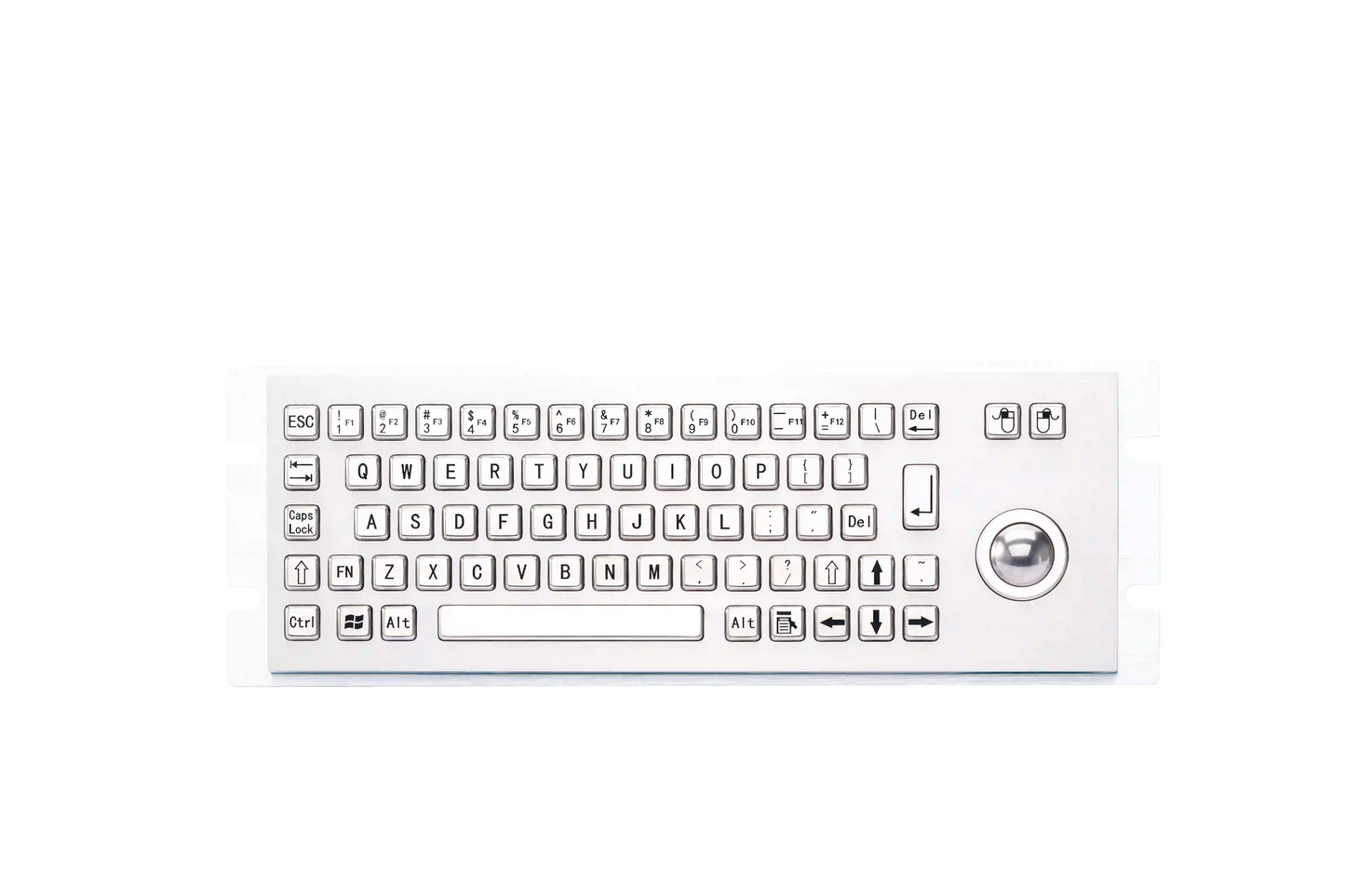Industrial Kiosk Keypads Custom Vandal Proof Metal Keyboards With Trackball