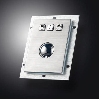 Embedded Mechanical Trackball Mouse USB PS2 Panel Mount 38mm Metal Rollerball Industrial Pointing Device
